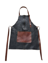 Cargar imagen en el visor de la galería, PECHERA DE CUERO NEGRO/HABANO