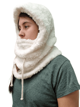 Cargar imagen en el visor de la galería, BALACLAVA MANU NATIVO BLANCO CRUDO