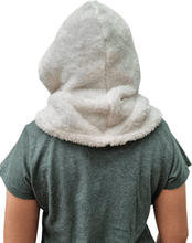 Cargar imagen en el visor de la galería, BALACLAVA MANU NATIVO BLANCO CRUDO