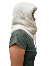 Cargar imagen en el visor de la galería, BALACLAVA MANU NATIVO BLANCO CRUDO