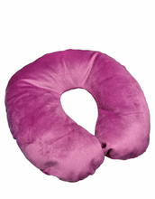 Cargar imagen en el visor de la galería, COJIN DE VIAJE CERVICAL MALVA MANU NATIVO