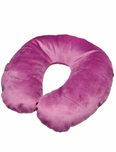 Cargar imagen en el visor de la galería, COJIN DE VIAJE CERVICAL MALVA MANU NATIVO