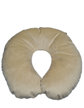 Cargar imagen en el visor de la galería, COJIN DE VIAJE CERVICAL BEIGE MANU NATIVO