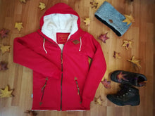 Cargar imagen en el visor de la galería, CHAQUETA COTTON FORRADO ROJO