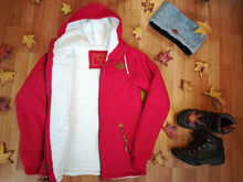 Cargar imagen en el visor de la galería, CHAQUETA COTTON FORRADO ROJO