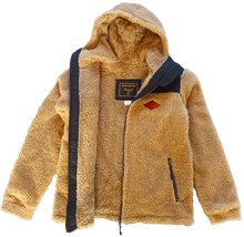 Cargar imagen en el visor de la galería, CHAQUETA NANUQ HOMBRE CAMEL NEGRO
