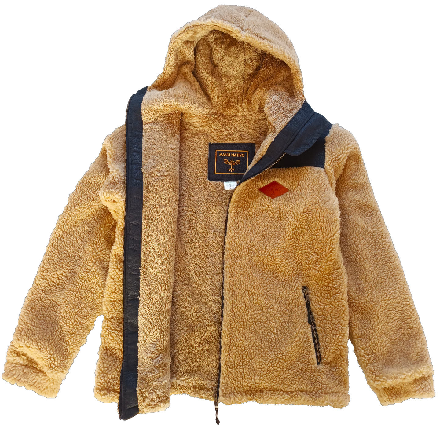 CHAQUETA NANUQ HOMBRE CAMEL NEGRO