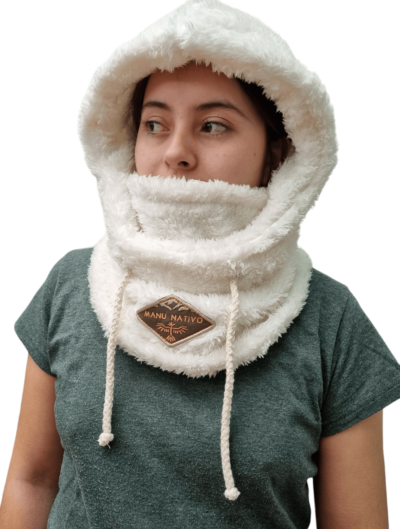 BALACLAVA MANU NATIVO BLANCO CRUDO