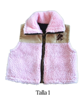 Cargar imagen en el visor de la galería, Chaleco Sin Manga Niña Rosa
