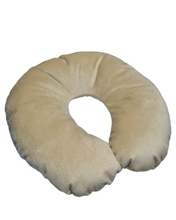 Cargar imagen en el visor de la galería, COJIN DE VIAJE CERVICAL BEIGE MANU NATIVO
