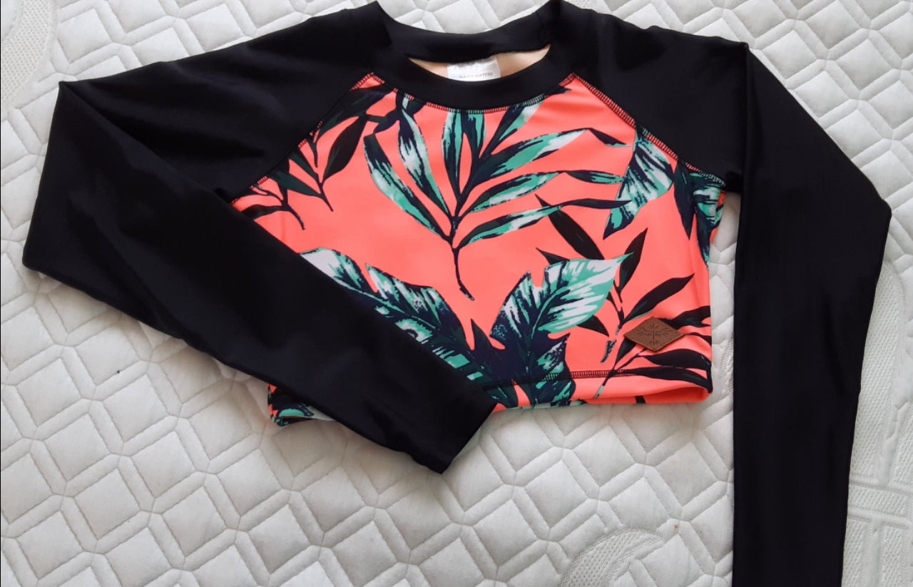 Sleeve Top long short coral