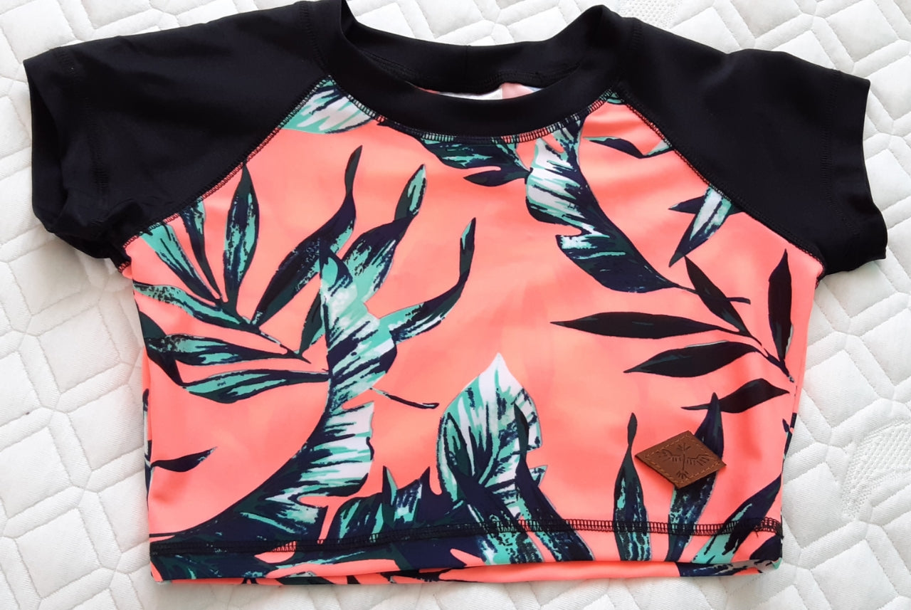 Sleeve Top short coral