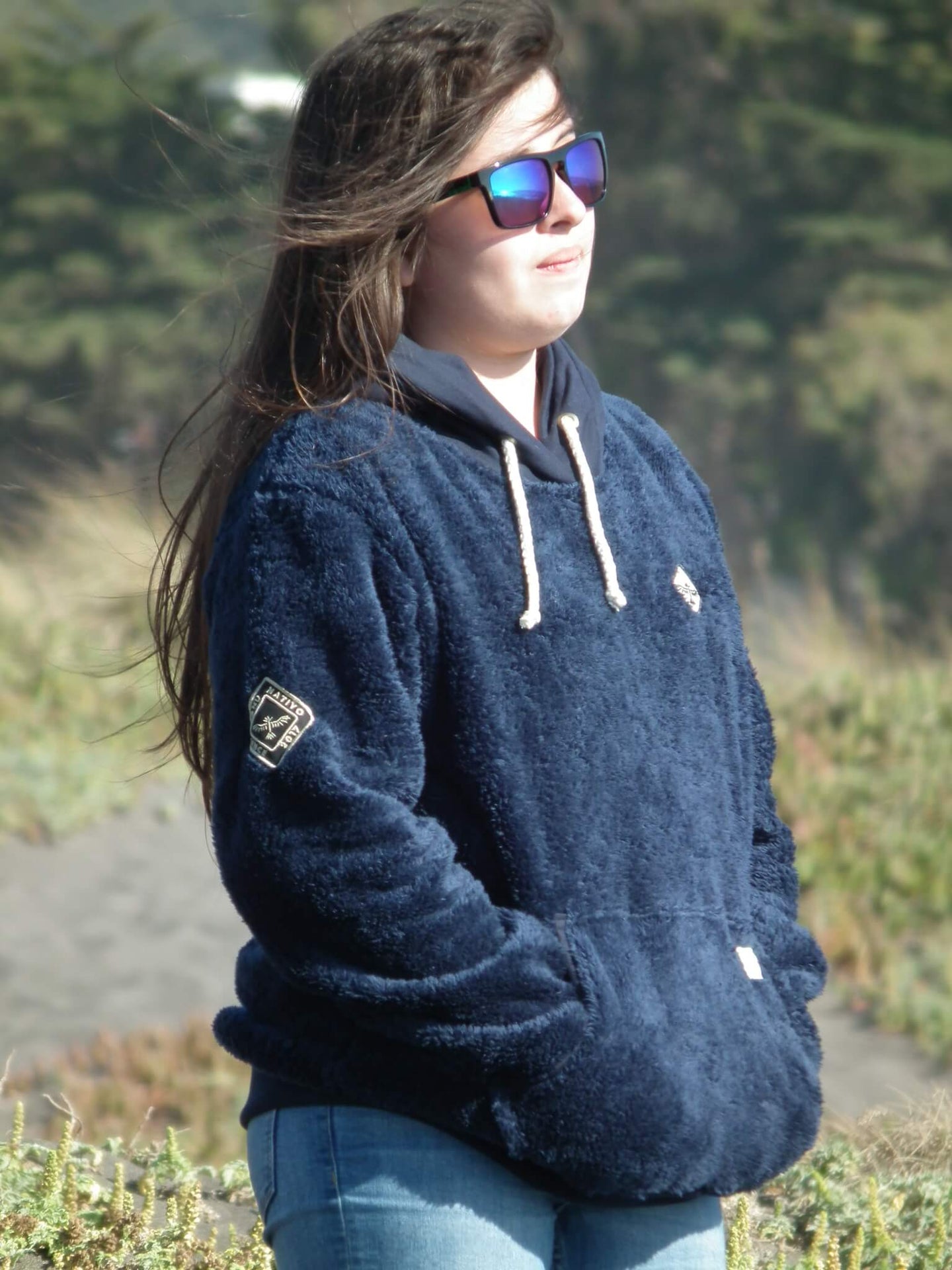 KANGURO GRIZZLY AZUL MUJER