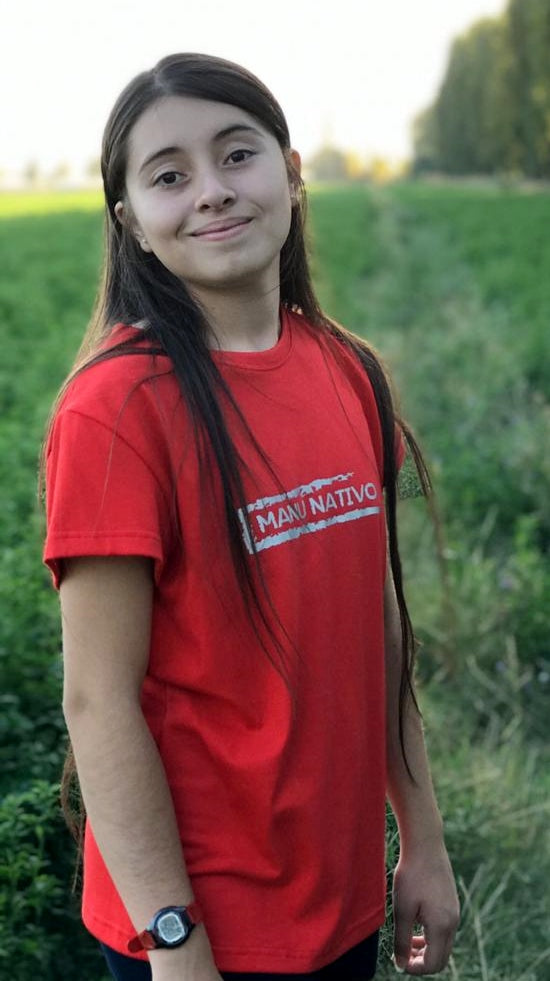 POLERA MANU ROJA MUJER