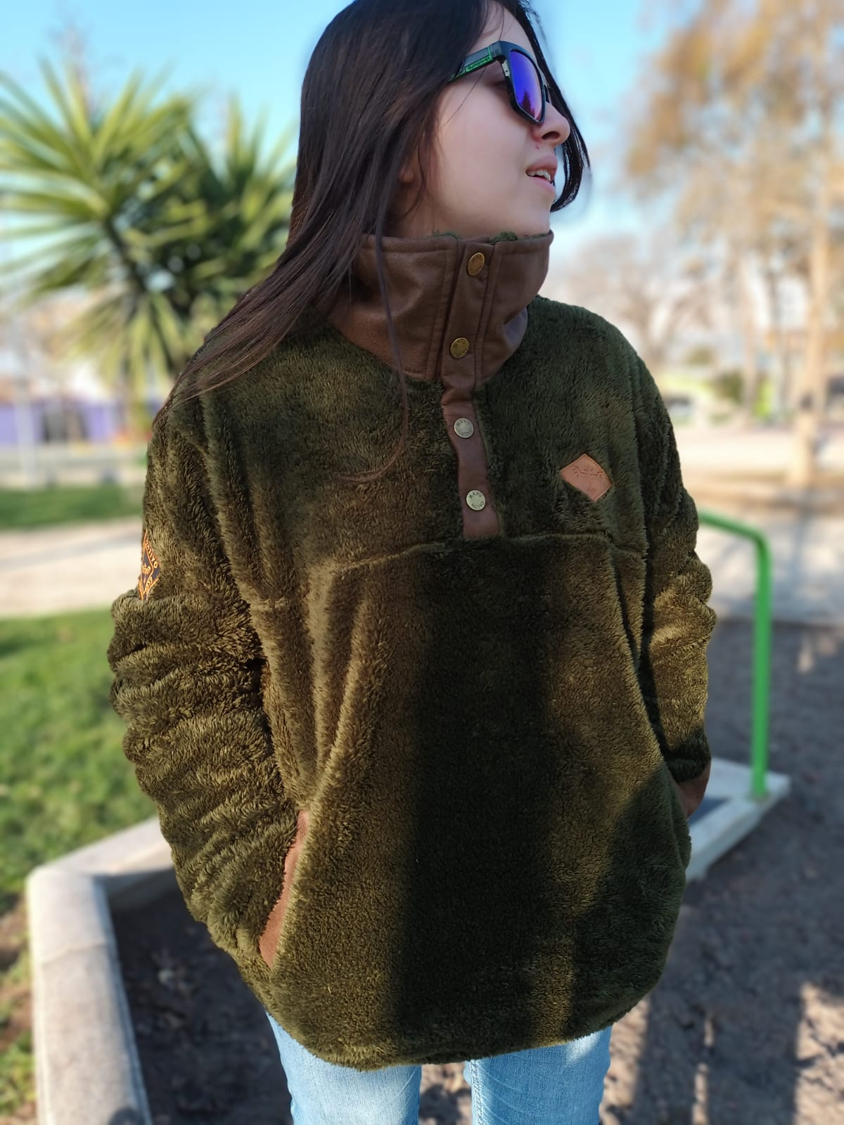 PULLOVER KODIAK VERDE MUSGO MUJER