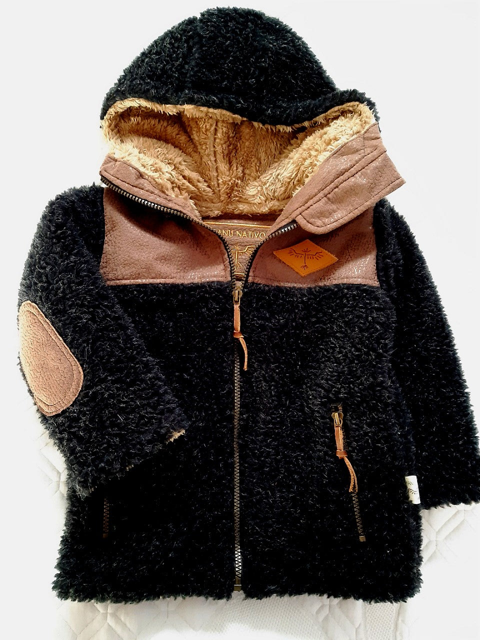 CHAQUETA CHIPORRO NANUQ NEGRO NIÑO-NIÑA